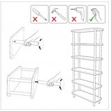 Hanah home Polica za knjige, Atlantski bor, Gala | shoptok.hr