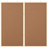  Bilten ploča Smeđa 80 x 80 x 1.4 cm Masivna borovina | shoptok.hr