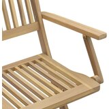 Zložljivi vrtni stoli 8 kosov 54,5x58x90 cm trdna akacija | Shoptok.si