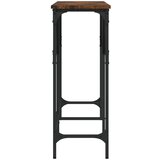 Konzolni stol boja hrasta 140x29x75 cm od konstruiranog drva | shoptok.hr