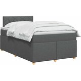  Boxspring krevet s madracem Tamnosiva 120 x 200 cm Tkanina | shoptok.hr