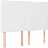 vidaXL Uzglavlja 4 kom bijeli 72 x 5 x 78/88 cm od umjetne kože | shoptok.hr