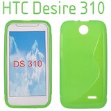  Gumijasti / gel etui S-Line za HTC Desire 310 - zeleni Cene