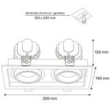 Dawn led svetiljka DYF-02 50W 4000K bela | Eponuda.com