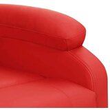  Masažna fotelja na podizanje crvena od umjetne kože | shoptok.hr