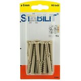 STABILIT Univerzalni vijci za sve namjene (Promjer tiple: 6 mm, Duljina tiple: 50 mm, Plastika, 15 Kom.) Cijene