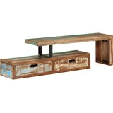 TV stalak (118-200) x 30 x 40 cm Masivno reciklirano drvo | shoptok.hr