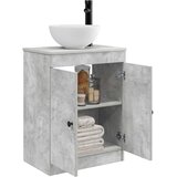  Kupaonski umivaonik s sudoperom Betonska siva 54 x 35 x 83 cm | shoptok.hr