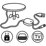 Berdsen BD-955 crna unutarnja/vanjska TV ultra HD 4K antena | shoptok.hr