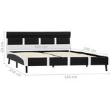  Okvir za krevet od umjetne kože s LED svjetlom crni 160x200 cm | shoptok.hr