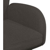  Okretne blagovaonske stolice 4 pcs Bouclé Tamnosiva | shoptok.hr