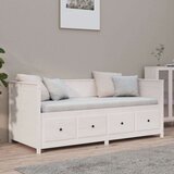  Dnevni ležaj bijeli 90 x 190 cm od masivne borovine | shoptok.hr
