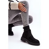 Boto marka niezdefiniowana Women's Trapper Boots With Zip Black Apolosi Cijene