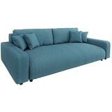 Ropez Tirkizna sklopiva/s prostorom za odlaganje sofa od samta 234 cm Sara – Cijene