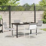  Vrtni set za objed 5 pcs Bijela 140 x 70 x 73 cm | shoptok.hr