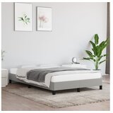  Za krevet svjetlosivi 120 x 200 cm od tkanine | shoptok.hr