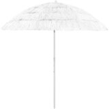 vidaXL Senčnik za na plažo bel 240 cm | Shoptok.si