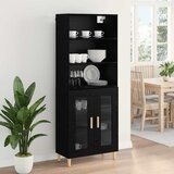  Highboard Crni hrast 69,5 x 32,5 x 180 cm Konstruirano drvo | shoptok.hr