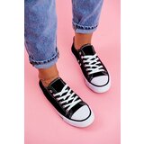 Boto Women's Classic Sneakers Black With White Sole Omerta | shoptok.hr