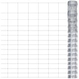 vidaXL Vrtna ograja pocinkano jeklo 50x1,6 m srebrna | Shoptok.si