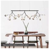 Luna 121 luster 27*G4(220V) crna/transparentno staklo Cene