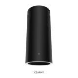 CIARKO DESIGN otočna napa TUBUS W LONG CRNA | shoptok.hr