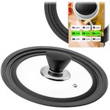 KADAX stekleni pokrov s silikonskim robom 20–24 cm, (5000551595) u