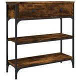  Konzolni stol boja hrasta 72 5 x 25 x 75 cm konstruirano drvo | shoptok.hr