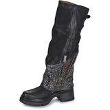 Airstep / A.S.98 Mestni škornji EASY HIGH Črna | Shoptok.si