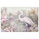  XXL slika - Heron wading in a pond - illustration in bright colours 260x173 | shoptok.hr