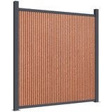 PANEL za ogradu smeđi 699 x 186 cm WPC | shoptok.hr