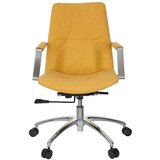 MID.YOU Vrtljivi Stol Saranto Ii, Rumena | Shoptok.si