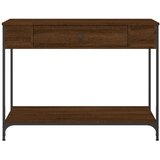  Konzolni stol boja hrasta 100 x 34,5 x 75 cm konstruirano drvo | shoptok.hr