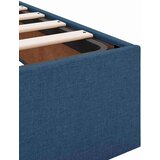  Konstrukcija postelje z vzmetnico Modra 120 x 190 cm blago, (5000069848) | Shoptok.si