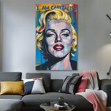  Slika MARILYN MONROE - Kapitalistički šarm | 100% originalno oslikano akrilom | shoptok.hr