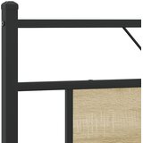  Metalni okvir kreveta bez madraca boja hrasta sonome 160x200 cm | shoptok.hr