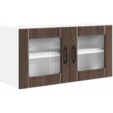  Zidni stakleni ormarić Smeđi hrast 80 x 31 x 40 cm | shoptok.hr