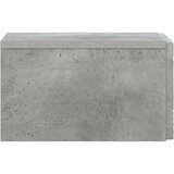  Noćni ormarić za montažu na zid Betonska siva 49 x 34,5 x 20 cm | shoptok.hr