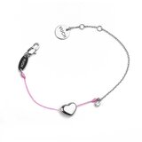 Shiny Heart Pink Bracelet | shoptok.hr