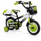 Sporting Machine Dečija bicikla 12“ Fitness Crno-Zeleni | Eponuda.com