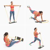 Paket sklopiva ploča za sklekove s trakama otpora, sportski sauna pojas i vodič InnovaGoods | shoptok.hr