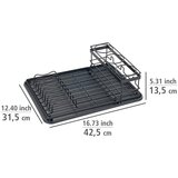 Wenko Crni metalni ocjeđivač za posuđe za staklenke Amy – | shoptok.hr