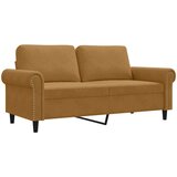  Dvosjed smeđi 140 cm baršunasti | shoptok.hr