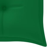  Klupa Batavia sa zelenim jastukom 150 cm od masivne tikovine | shoptok.hr