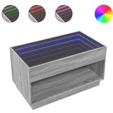  Stolić s beskonačnim LED svjetlima boja hrasta 90x50x50 cm | shoptok.hr