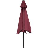  Senčnik s kovinskim drogom bordo rdeč 300 cm, (20692930) | Shoptok.si