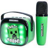 OTL Minecraft Popsing LED Light Up brezžični karaoke zvočnik z mikrofonom | Shoptok.si