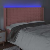  Uzglavlje Ružičasta 163x16x118/128 cm baršunasto | shoptok.hr