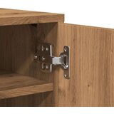 vidaXL Omarica za čevlje artisan hrast 60x35x70 cm inženirski les | Shoptok.si