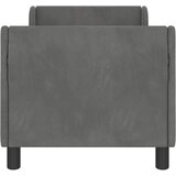  Okvir kreveta za malu djecu s naslonom Tamnosiva 70 x 140 cm | Shoptok.si